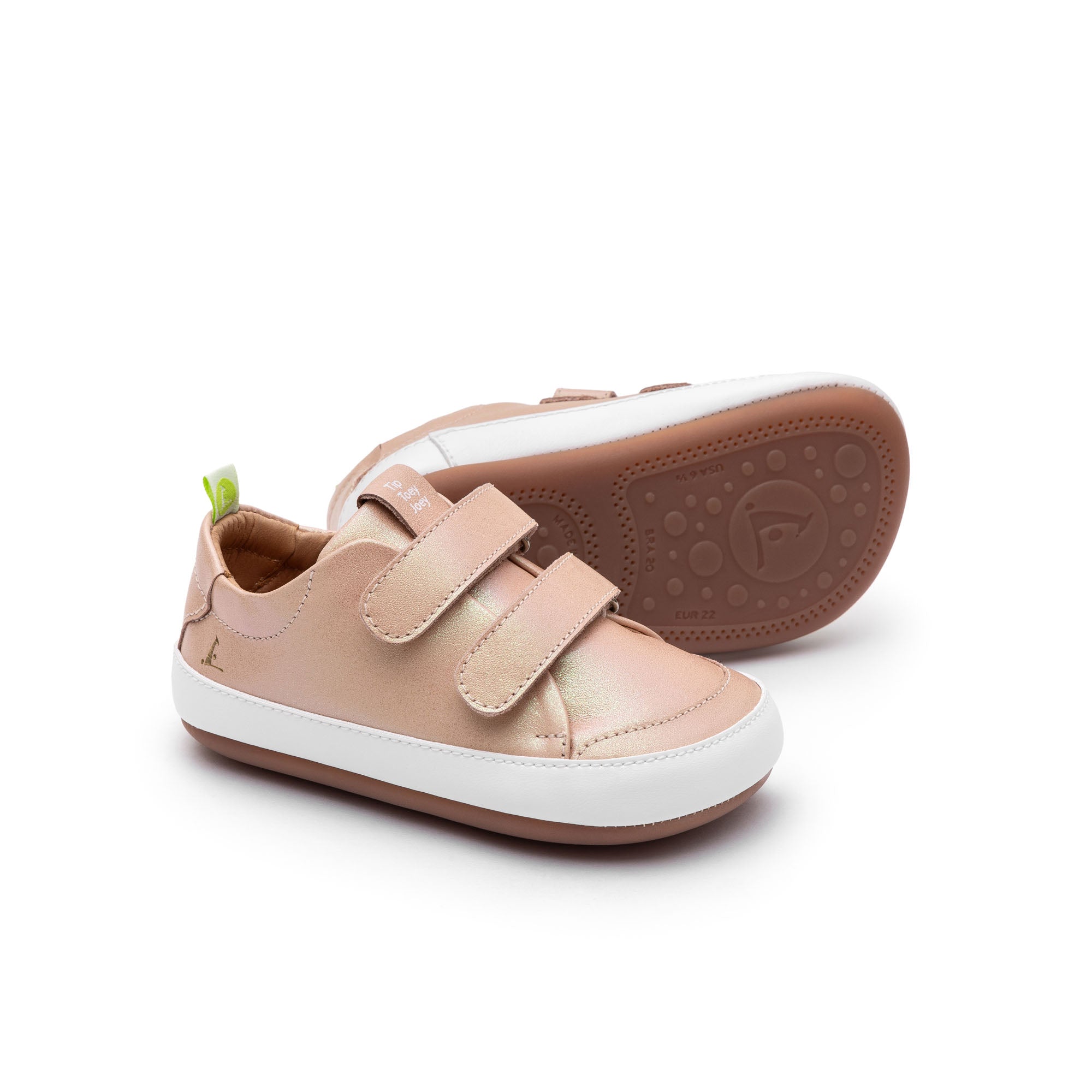 Tip Toey Joey Bossy Baby Barfussschuhe – Doppelter Klett