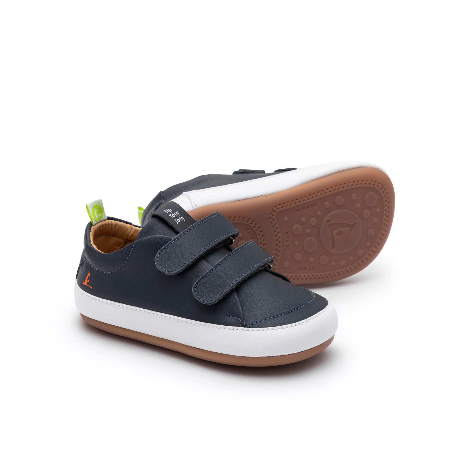 Tip Toey Joey Bossy Baby Barfussschuhe – Doppelter Klett