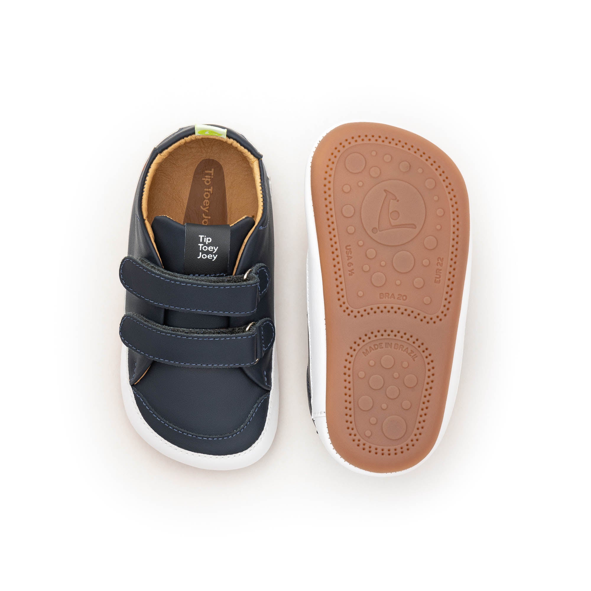 Tip Toey Joey Bossy Baby Barfussschuhe – Doppelter Klett
