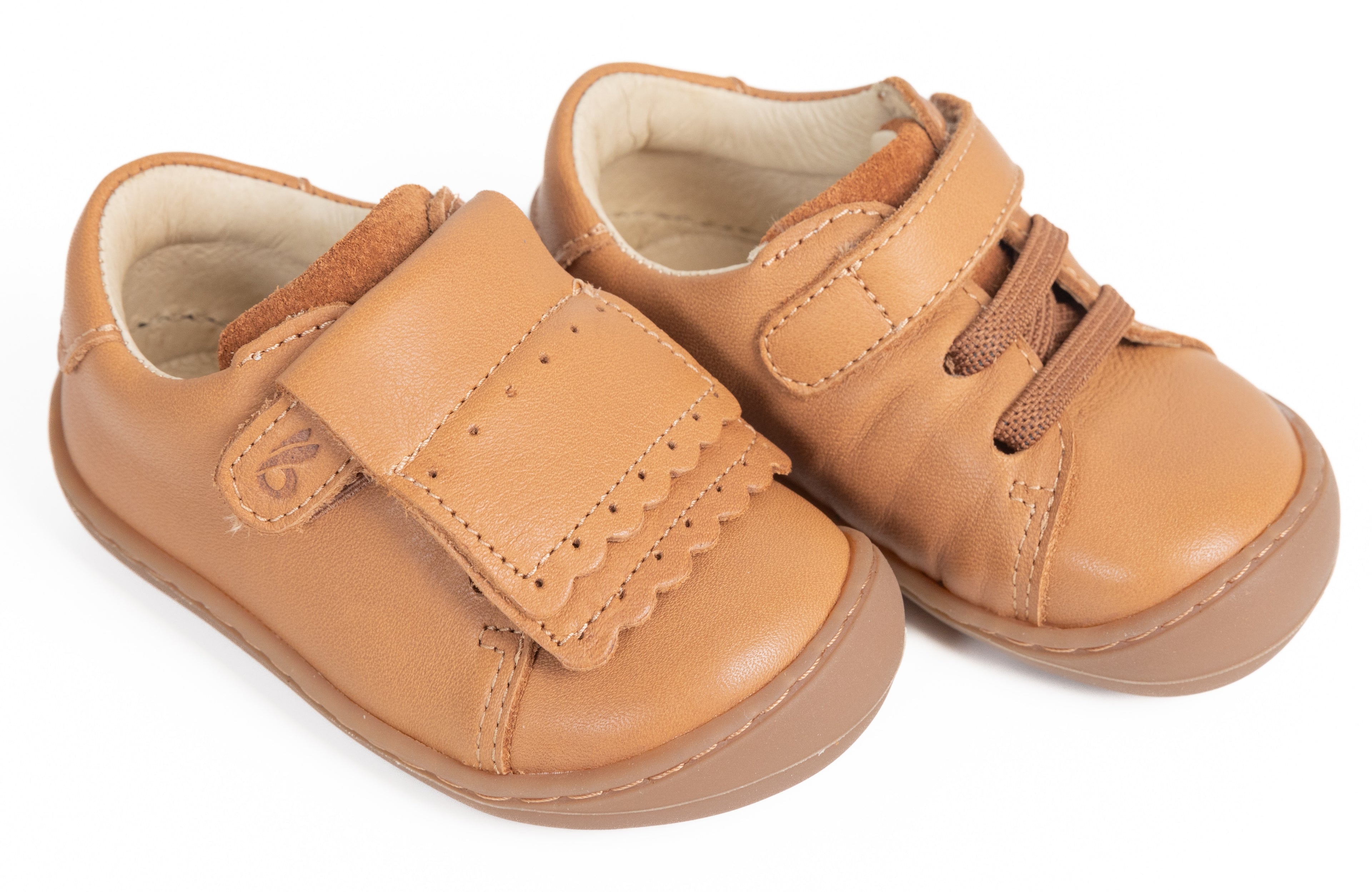 Bunny Barefoot Baby-Mokassins – Weiches Leder, Blau