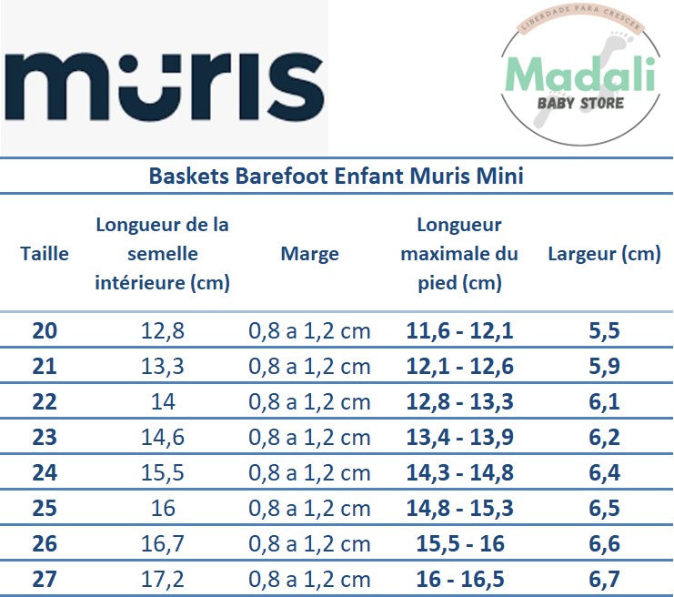 Muris Petra Mini Kinder Barfussschuhe – Pflanzliche Materialien