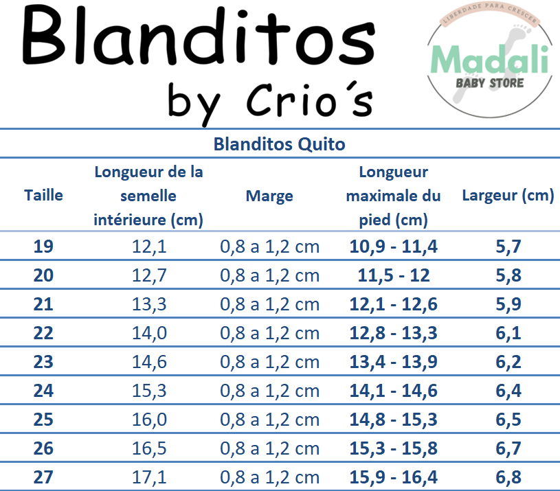 Blanditos Quito Kinder Klassische Barfussschuhe – Naturleder