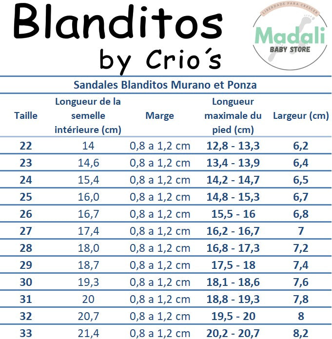 Sandales Barefoot Enfant Blanditos Ponza – Cuir Naturel